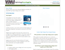 Tablet Screenshot of highvoltagepowersupplies.com